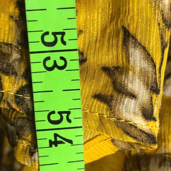 Womens Yellow Summer Dress. Medium - Picture 6 of 7